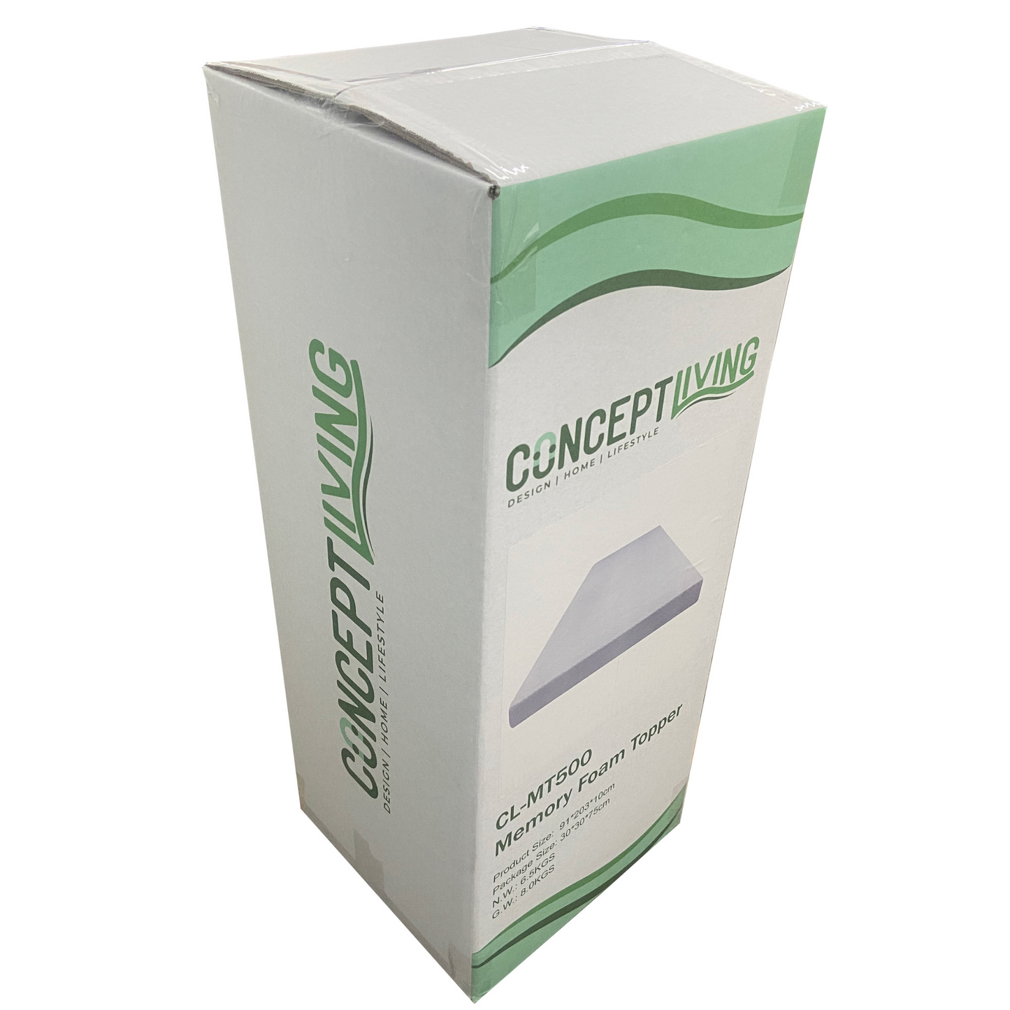 Dream-Cloud Memory Foam Mattress Topper